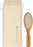 Дорожная щётка для волос Hydrea London Olive Wood Anti-Static Travel Hair Brush — фото 2