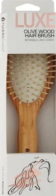 Антистатическая щётка для волос Hydrea London Olive Wood Anti-Static Hair Brush