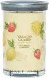 Yankee Candle Iced Berry Lemonade Tumbler / Свеча в стекле, ягоды и лимонад, 2 фитиля, 567 г — фото 1