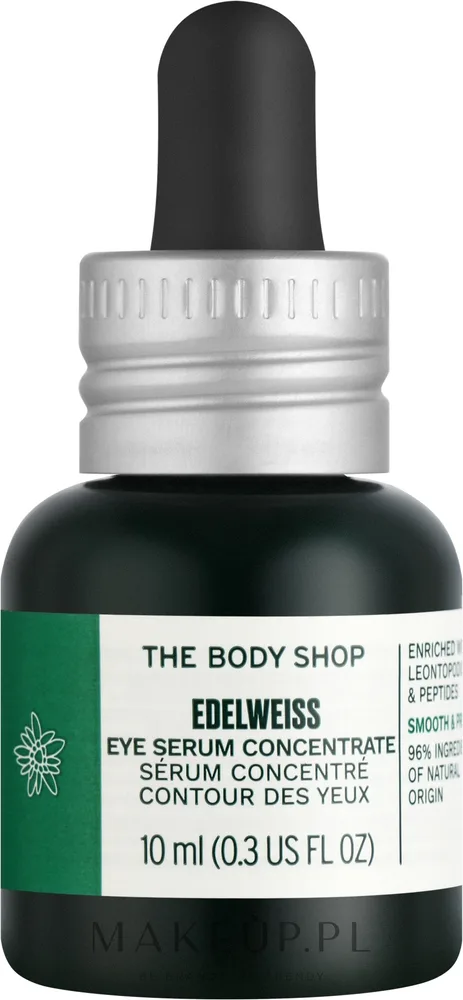 Концентрат для области вокруг глаз The Body Shop Edelweiss с экстрактом эдельвейса для зрелой кожи 10 мл
