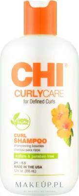 Шампунь для кудрявых волос CHI Curly Care Curl Shampoo, для вьющихся и пушащихся волос, 355 мл