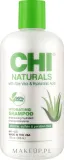 Шампунь мягкий для всех типов волос CHI Naturals With Aloe Vera Hydrating Shampoo увлажняющий, с алоэ и гиалуроновой кислотой, 355 мл — фото 1