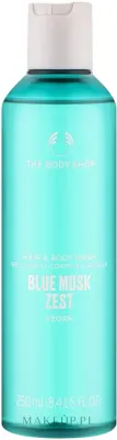 Гель для душа и волос The Body Shop Blue Musk Zest Vegan, 250 мл
