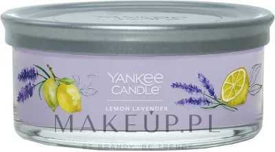 Yankee Candle Lemon Lavender Tumbler / Свеча в стекле, лимон, лаванда и ваниль, 5 фитилей, 340 г