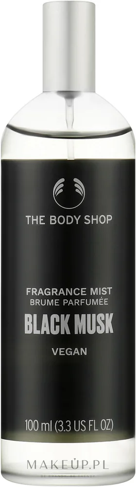 The Body Shop Black Musk Fragrance Mist спрей для тела парфюмированный мист с ароматом мускуса и ванили, веганский 100 мл