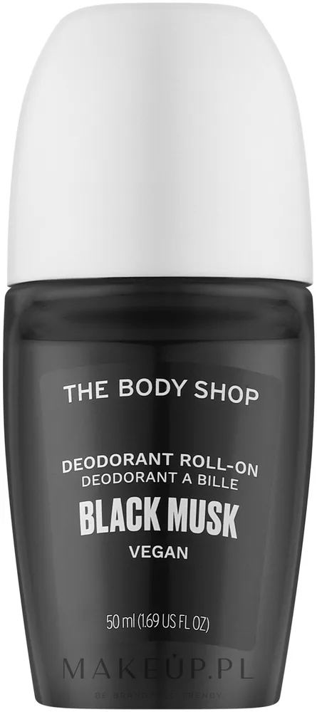The Body Shop Black Musk дезодорант шариковый 50 мл, с алоэ, аромат мускуса, ванили и розового перца