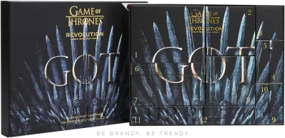 Адвент-календарь Makeup Revolution X Game Of Thrones 12 Days Advent Calendar, набор из 12 предметов