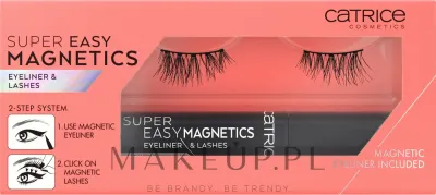 Магнитная подводка и накладные ресницы Catrice Super Easy Magnetics, набор