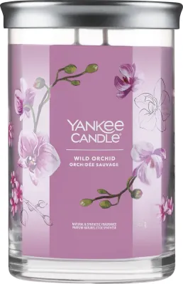 Свеча ароматическая Yankee Candle Wild Orchid Tumbler «Дикая орхидея», с подставкой, 2 фитиля, 567 г