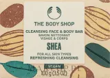 Мыло для лица и тела The Body Shop Face And Body Shea Soap с маслом ши, 100 г — фото 1
