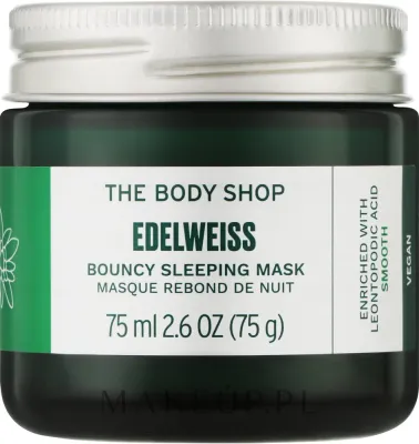 Ночная маска для лица с эдельвейсом The Body Shop Edelweiss Sleeping Mask