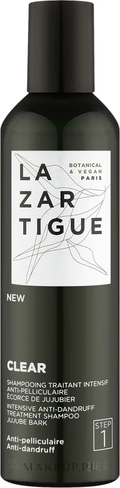 Шампунь против перхоти Lazartigue Clear Intensive Anti-Dandruff Treatment Shampoo интенсивный, с экстрактом коры джуджубы, 250 мл