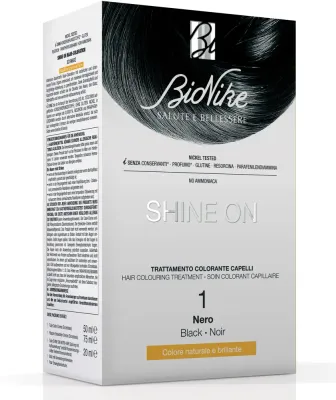 Краска для волос BioNike Shine On Hair Colouring Treatment, для седых волос, 145 мл