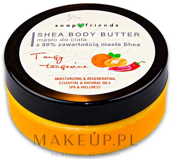 Масло для тела Soap&Friends Tangy Tangerine на основе масла ши 80% разогревающее