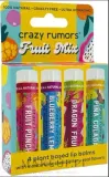Набор бальзамов для губ Crazy Rumors Fruit Mix фруктовый пунш черника лимон и питайя 4 x 4.25 г — фото 1