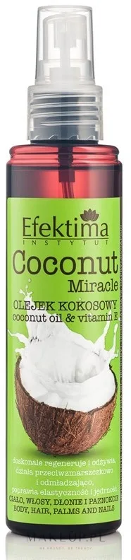 Масло для тела Efektima Instytut Coconut Miracle кокосовое питательное 150 мл