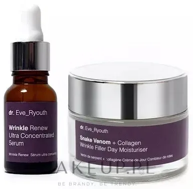 Набор Dr. Eve_Ryouth Pro-Wrinkle Renewal дневной крем 50 мл и сыворотка 15 мл с коллагеном для зрелой кожи