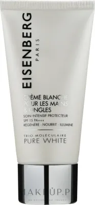Крем для рук и ногтей Eisenberg Paris Pure White осветляющий SPF15 с экстрактом эдельвейса 75 мл