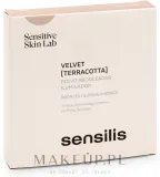 Бронзирующая пудра Sensilis Velvet Terracotta сияющая увлажняющая, 15 г, оттенок Majorelle Walk — фото 2