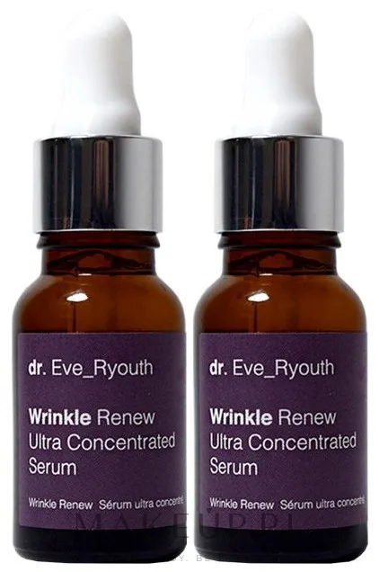 Набор сывороток Dr. Eve_Ryouth Wrinkle Renew с пептидом конжаком и соей 2x15 мл