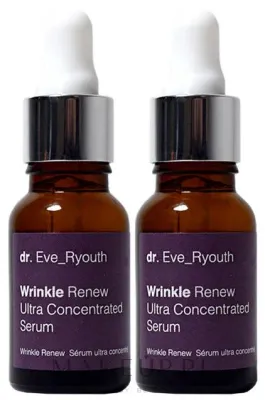 Набор сывороток Dr. Eve_Ryouth Wrinkle Renew с пептидом конжаком и соей 2x15 мл
