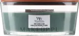 Ароматическая свеча WoodWick Ellipse Mint Leaves & Oak / Листья мяты и дуб — фото 1
