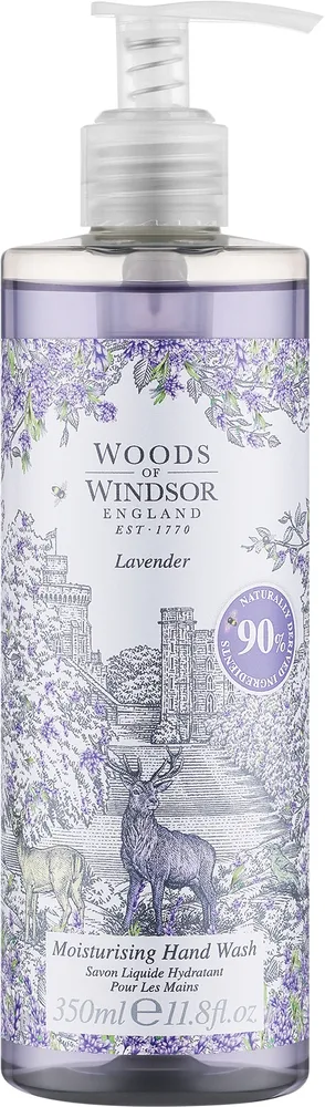 Увлажняющее жидкое мыло для рук Woods of Windsor Lavender с ароматом лаванды, 350 мл