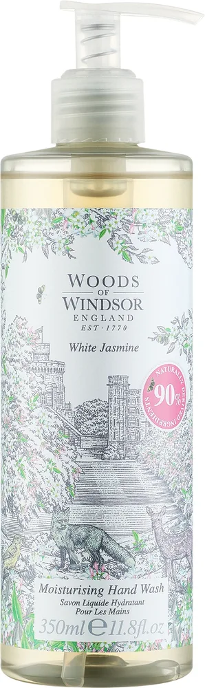 Увлажняющее жидкое мыло для рук Woods of Windsor White Jasmine с ароматом жасмина, 350 мл