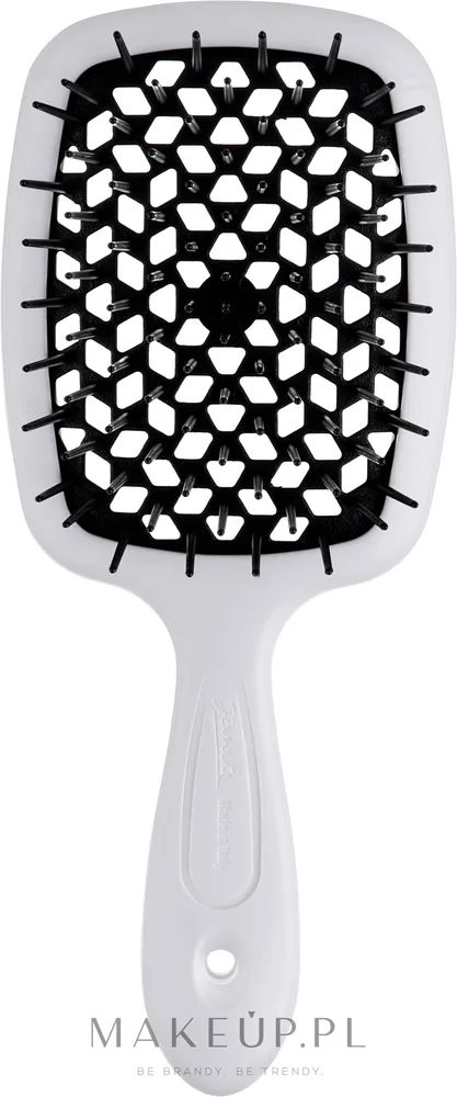 Щётка для волос Janeke Superbrush бело-чёрный