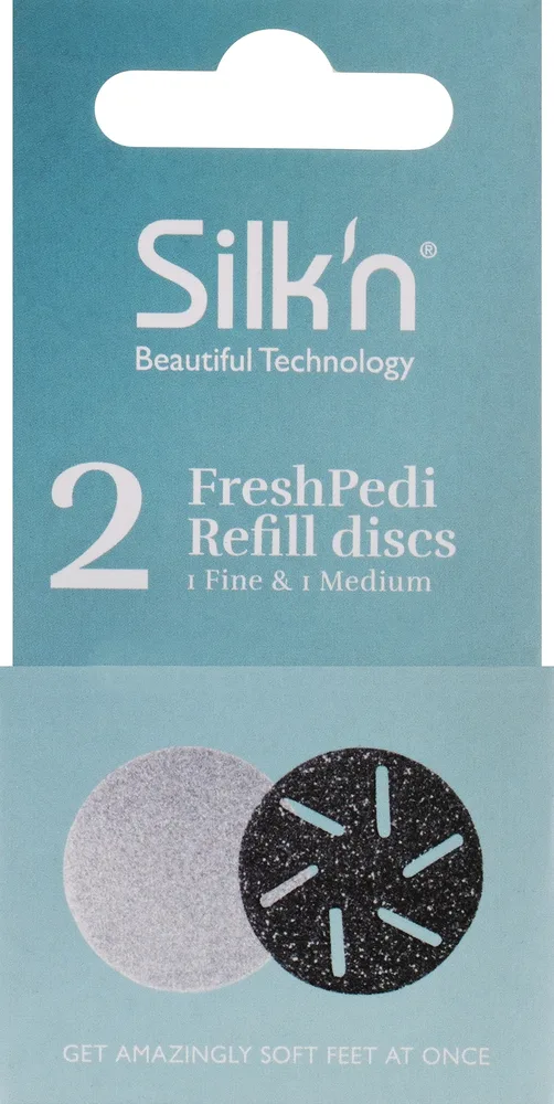 Сменные диски для педикюра Silk'n Fresh Pedi Refill Discs, для удаления огрубевшей кожи, 2 шт