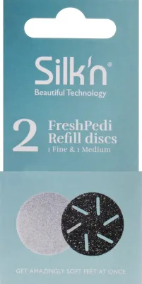 Сменные диски для педикюра Silk'n Fresh Pedi Refill Discs, для удаления огрубевшей кожи, 2 шт