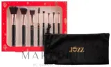Набор кистей для макияжа Jozz Brush Collection 8 шт. с чехлом — фото 2