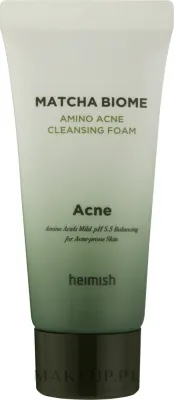 Heimish Matcha Biome Amino Acne кремовая пенка с матчей салициловой кислотой и пробиотиками 150 мл