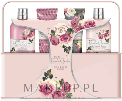 Набор Baylis & Harding Royale Garden Rose Poppy & Vanilla крем для душа 300 мл лосьон 300 мл гель для умывания 125 мл и гель для душа 125 мл