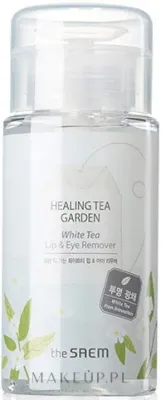 The Saem Healing Tea Garden White Tea Lip and Eyes Remover средство для снятия макияжа с глаз и губ 150 мл, с экстрактом белого чая