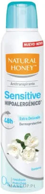 Дезодорант-антиперспирант Natural Honey Sensitive Desodorante Spray спрей, защита 48 часов, 200 мл