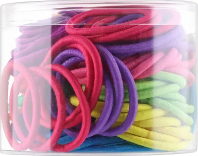 Набор резинок для волос Top Choice Hair Bands Summer 42171 в коробке, яркие летние цвета, 100 шт