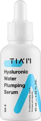 Сыворотка для лица Tiam Hyaluronic Water Plumping с 6 видами гиалуроновой кислоты 40 мл