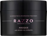 Razzo Professional Hair Care Illuminating and Nourishing Treatment Masque маска для волос питательная с маслом арганы и жожоба, уход для повреждённых волос, 250 мл — фото 2