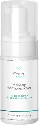 Пенка для демакияжа глаз и губ Charmine Rose Charm Medi Make-Up Dermoremover мягкая, с пантенолом, 100 мл