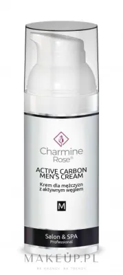 Крем для лица мужской Charmine Rose Active Carbon уголь 50 мл
