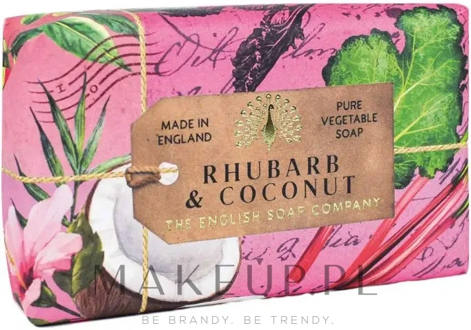Мыло для тела The English Soap Company Rhubarb & Coconut с ревенём и кокосом, 190 г