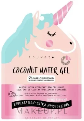 Увлажняющая гелевая маска для лица с кокосовой водой Inuwet Coconut Water Gel Extra Moisturizing Face Mask