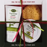 Набор Kalliston Kit Avocado масло для тела крем для рук и тела и мочалка с авокадо и маслом ши 75+50 мл — фото 1