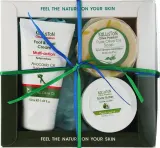 Набор Kalliston Kit Avocado масло для тела мыло и крем для стоп с авокадо и миндалем 75+50 мл+85 г — фото 1