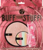 Набор аксессуаров W7 Buff Your Stuff губка для тела спонж для снятия макияжа и повязка для волос — фото 1