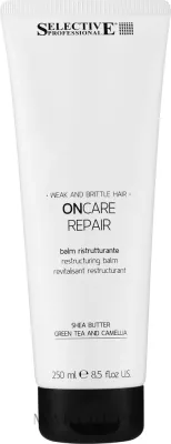 Восстанавливающий бальзам для слабых и тонких волос Selective Professional On Care Repair Restructing Balm, 250 мл