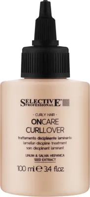 Жидкость для ламинирования волос Selective Professional OnCare Curllover Super Lamellar, для вьющихся волос, 100 мл или