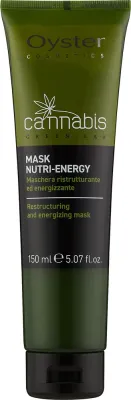 Oyster Cosmetics Oyster Cosmetics Cannabis Green Lab Mask Nutri-Energy - Маска для волос Oyster Green Lab ревитализирующая, растительное масло семян, для сухих и повреждённых, себорегуляция, 150 мл