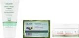 Набор Kalliston Lavender & Mastiha оливковое мыло крем для тела крем для стоп и мочалка с миндалем 100 г+50+75 мл — фото 2